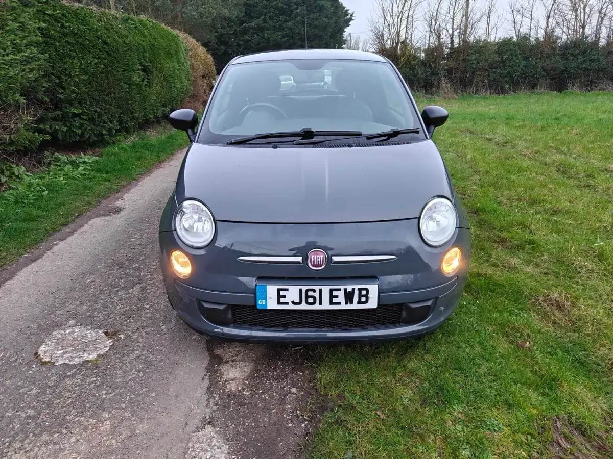 Used Fiat 500 85 HP (62 kW) 2011 Grey Hatchback
