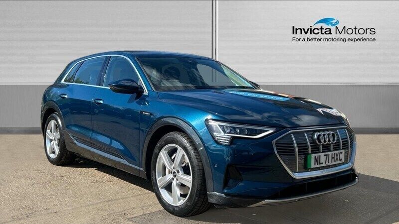 Blue Used 2021 Audi e-tron Comfort SUV | £19,750 (Good price) - Image 1/4