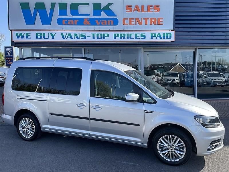 Used VW Caddy Maxi 101 HP (74 kW) 2019 Silver MPV