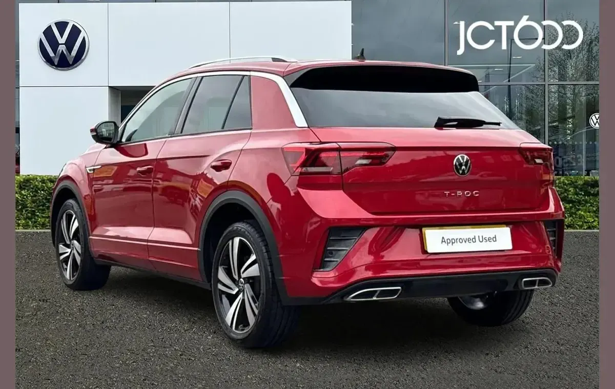 Used VW T-Roc R-line 150 HP (110 kW) 2023 Red SUV