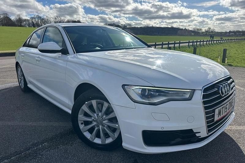 Used Audi A6 2015 White Sedan