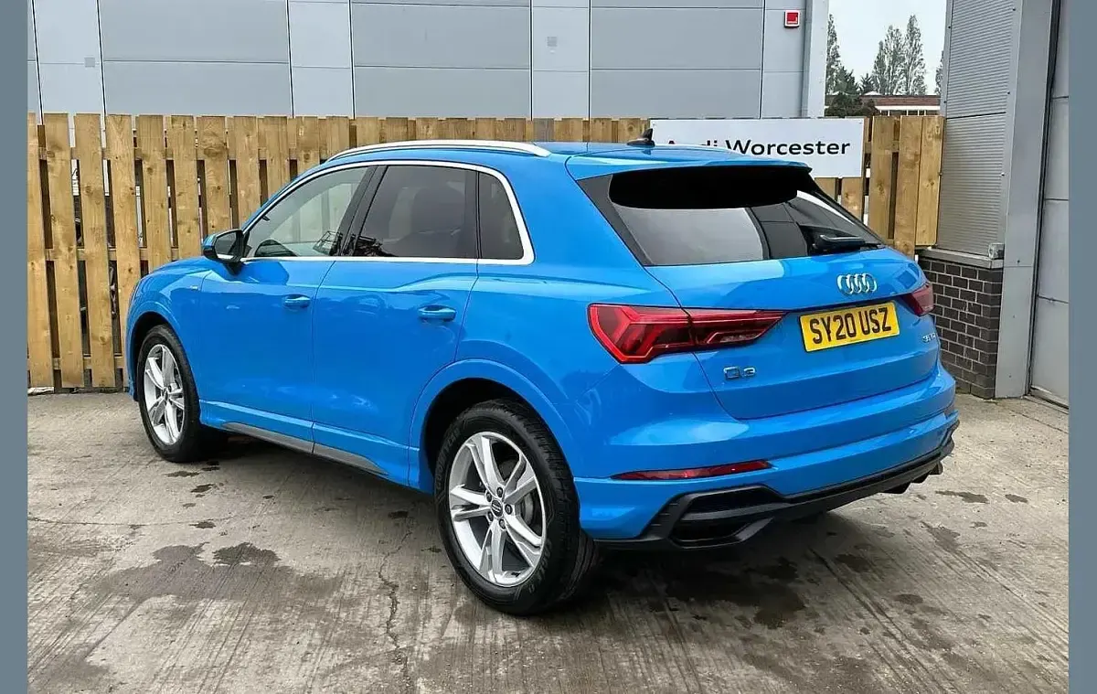 Used Audi Q3 S-Line 150 HP (110 kW) 2020 Blue SUV