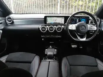 Used Mercedes A250 AMG Line Premium 218 HP (160 kW) 2021 White Sedan
