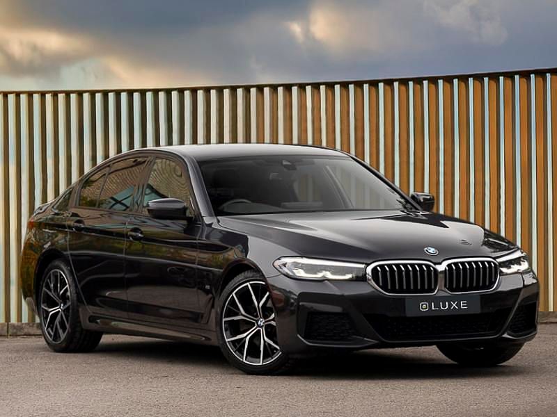 Grey Used 2022 BMW 520 M Sport Sedan | £28,898 (Fair price) - Image 1/4