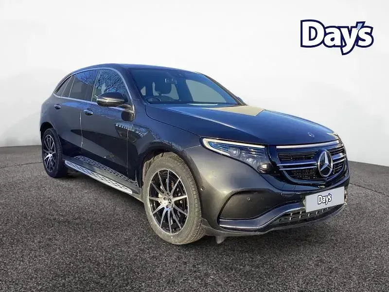 Usado Mercedes EQC400 AMG line 300 kW (408 CV) 2021 Gris SUV