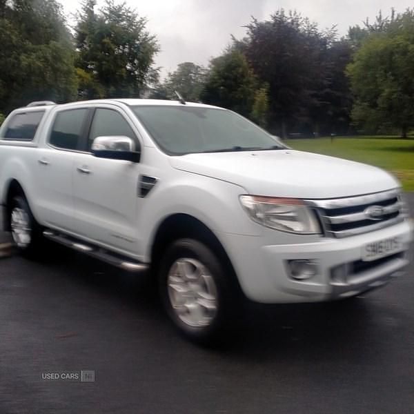 White Used 2015 Ford Ranger Limited Pickup | £8,995 (Super price) - Image 1/4