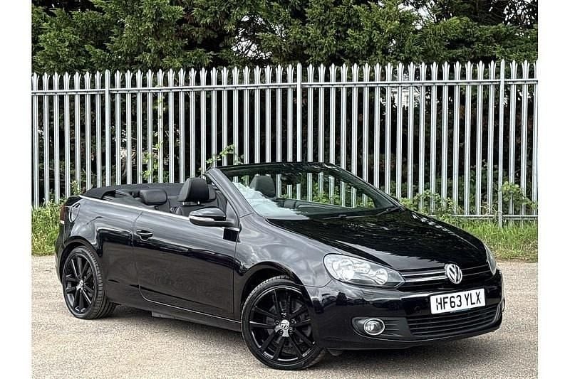 Black Used 2013 VW Golf Cabriolet GT Cabriolet | £5,845 (Fair price) - Image 1/4