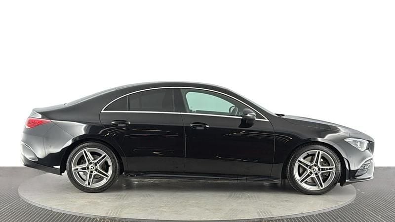 Used Mercedes CLA200 AMG line 163 HP (119 kW) 2019 Black Coupe
