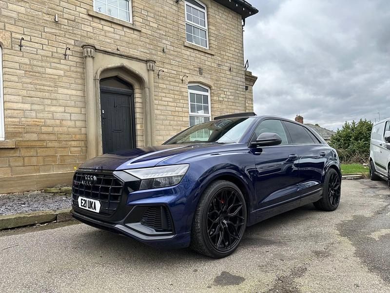 Used Audi Q8 S-Line 286 HP (210 kW) 2019 Blue SUV