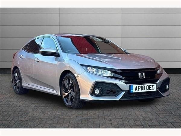 Lunar silver Used 2018 Honda Civic SR Hatchback | £12,295 (Fair price) - Image 1/2