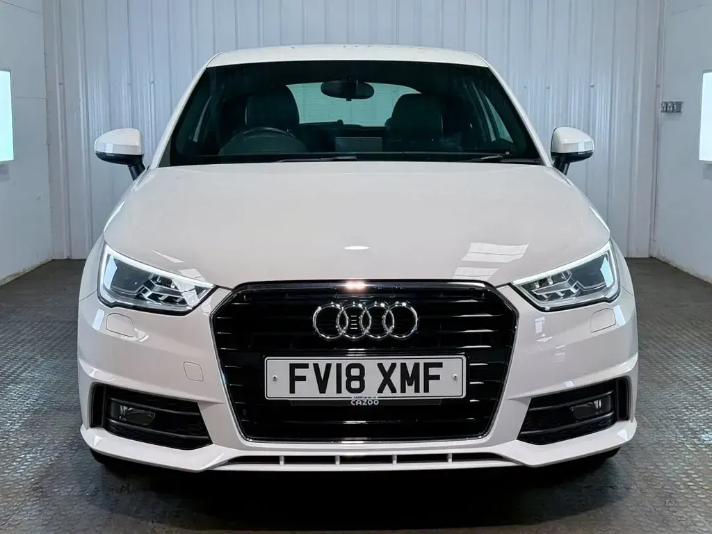 Used Audi A1 S-Line 125 HP (91 kW) 2018 White Hatchback