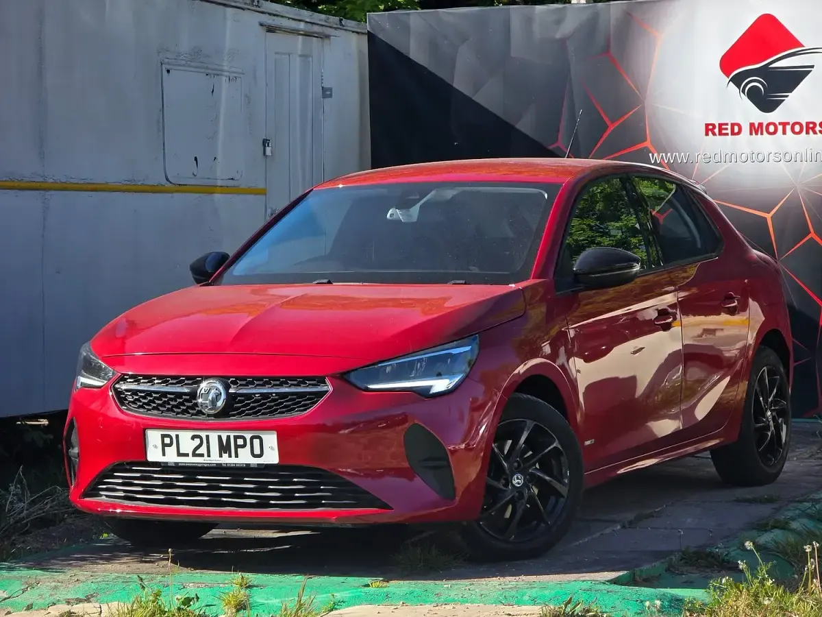 Used Vauxhall Corsa S 100 HP (73 kW) 2021 Red Hatchback