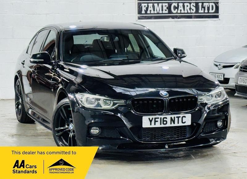 Black Used 2016 BMW 320 M Sport Sedan | £7,995 (Fair price) - Image 1/3