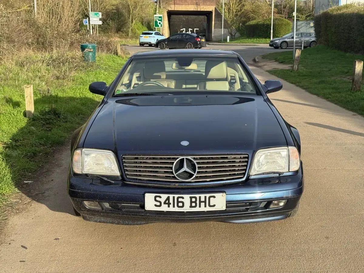 Used Mercedes SL320 1998 Blue Cabriolet