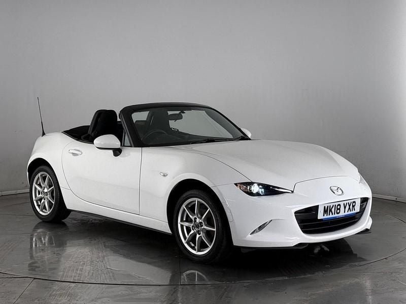 White Used 2018 Mazda MX5 Cabriolet | £11,000 (Good price) - Image 1/4
