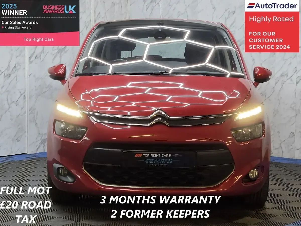 Used Citroën C4 Picasso Exclusive 115 HP (84 kW) 2014 Red MPV