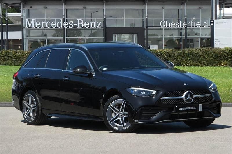 Black Used 2024 Mercedes C300e AMG Line Premium Plus Estate | £41,000 (Fair price) - Image 1/4