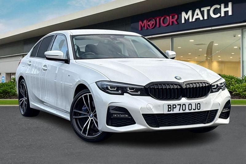White Used 2021 BMW 330e M Sport Sedan | £22,800 (Fair price) - Image 1/4