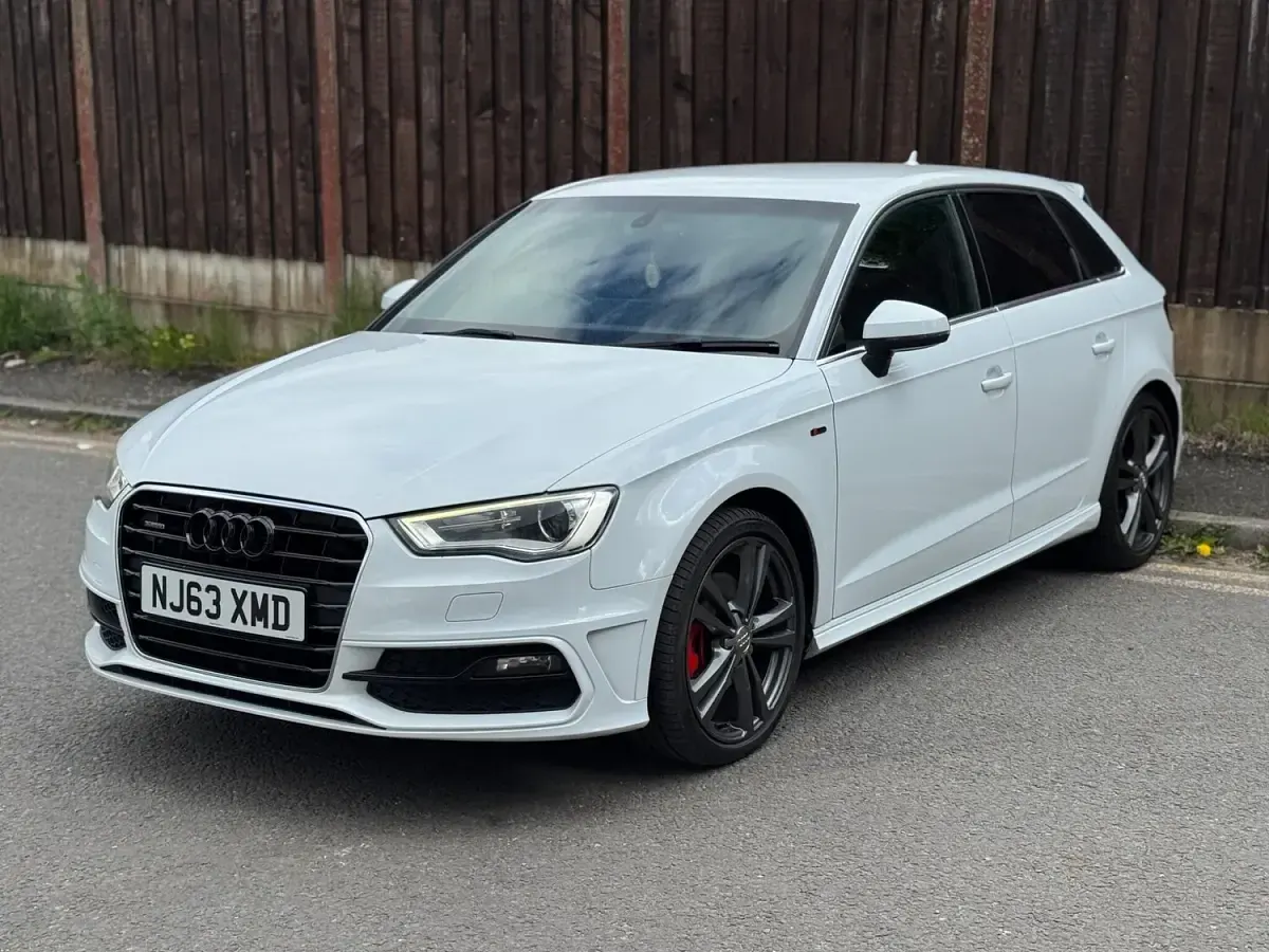 Used Audi A3 Sportback S-Line 184 HP (135 kW) 2013 White Hatchback