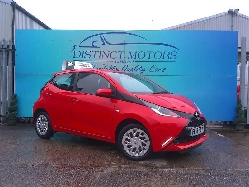 Red Used 2018 Toyota Aygo X-play Hatchback | £6,389 (Good price) - Image 1/4