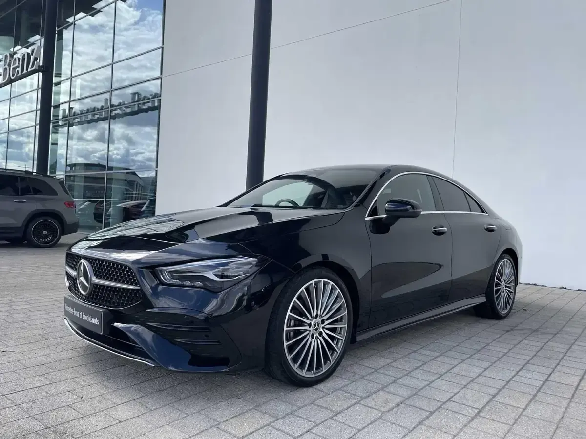 Used Mercedes CLA180 AMG Line Premium 136 HP (100 kW) 2025 Black Coupe
