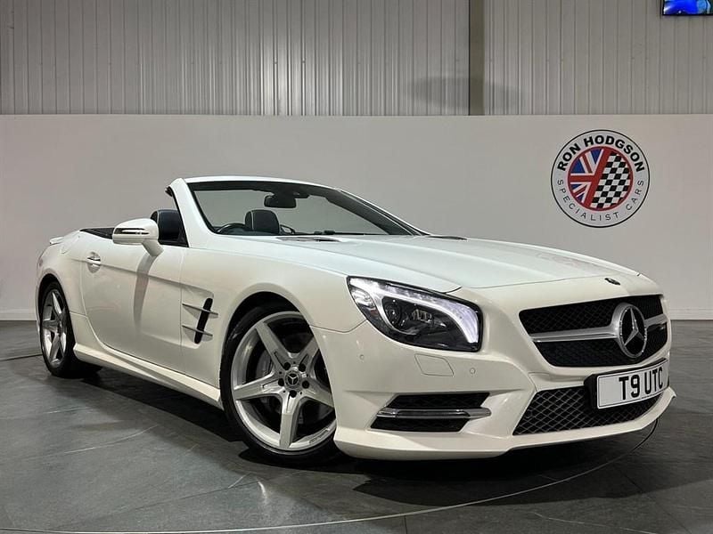 White Used 2015 Mercedes SL400 AMG Cabriolet | £20,995 (Fair price) - Image 1/4