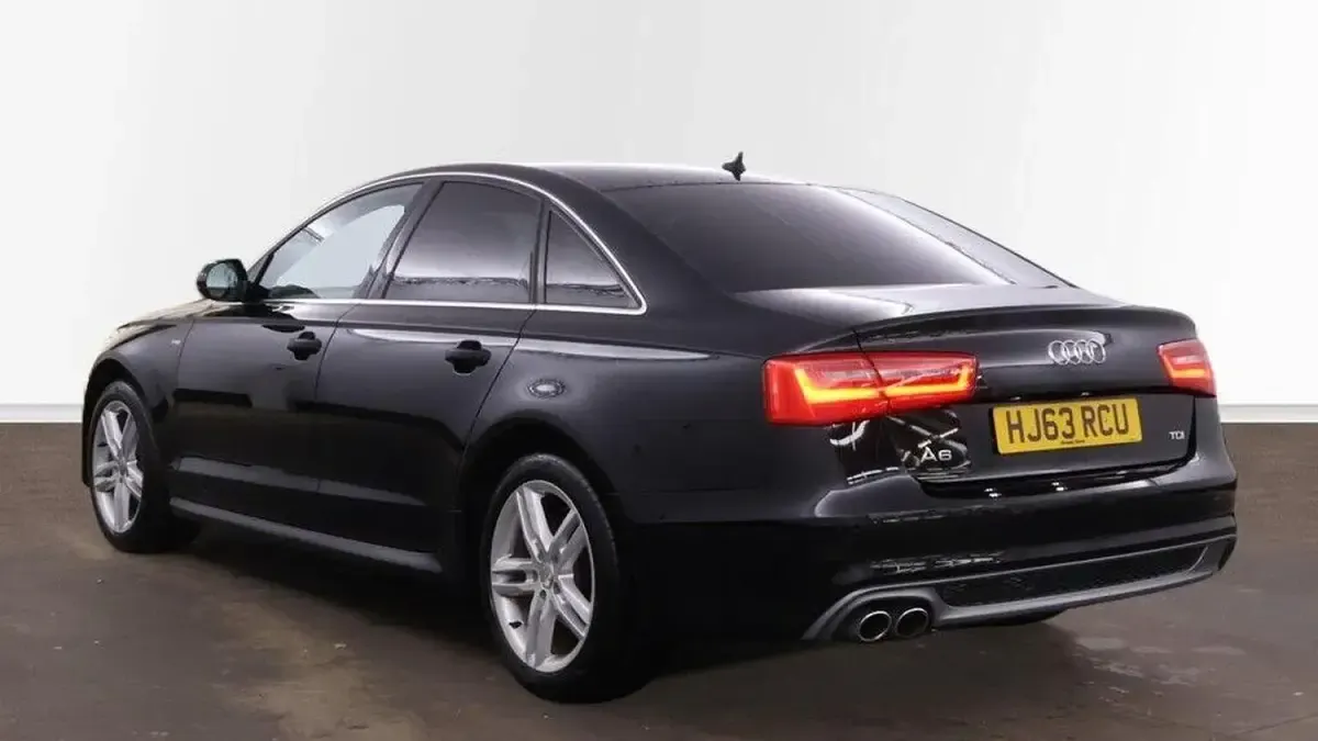 Used Audi A6 S-Line 2014 Black Sedan