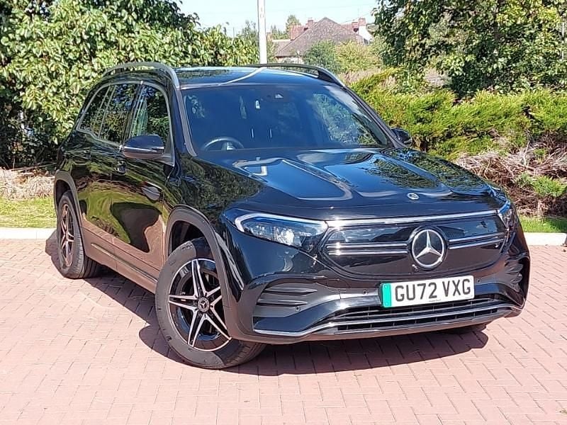Black Used 2022 Mercedes EQB350 AMG line SUV | £25,998 (Fair price) - Image 1/4