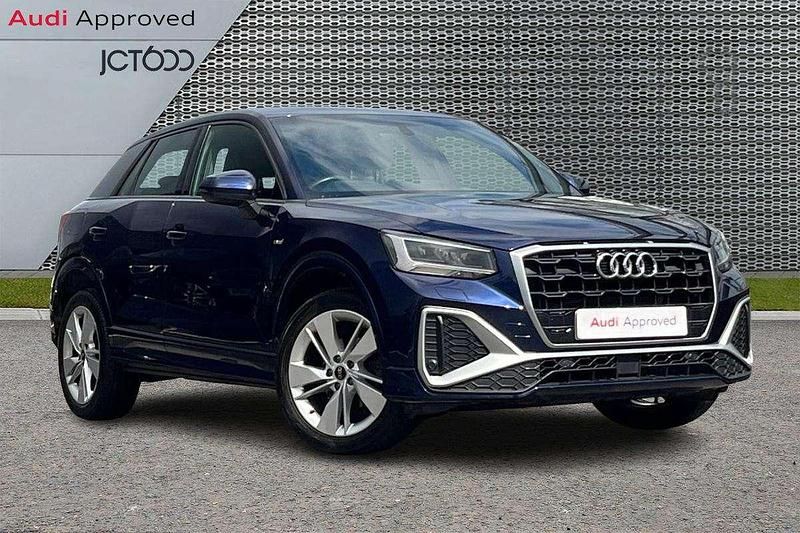 Blue Used 2022 Audi Q2 S-Line SUV | £19,542 (Good price) - Image 1/4