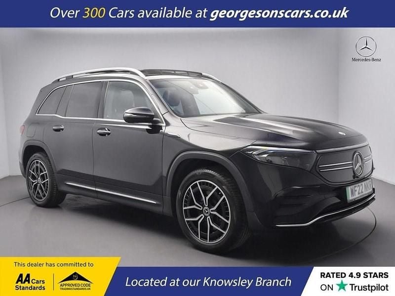 Black Used 2022 Mercedes EQB300 AMG line SUV | £23,995 (Fair price) - Image 1/4
