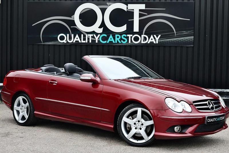 Red Used 2009 Mercedes CLK200 Cabriolet | £6,950 - Image 1/4