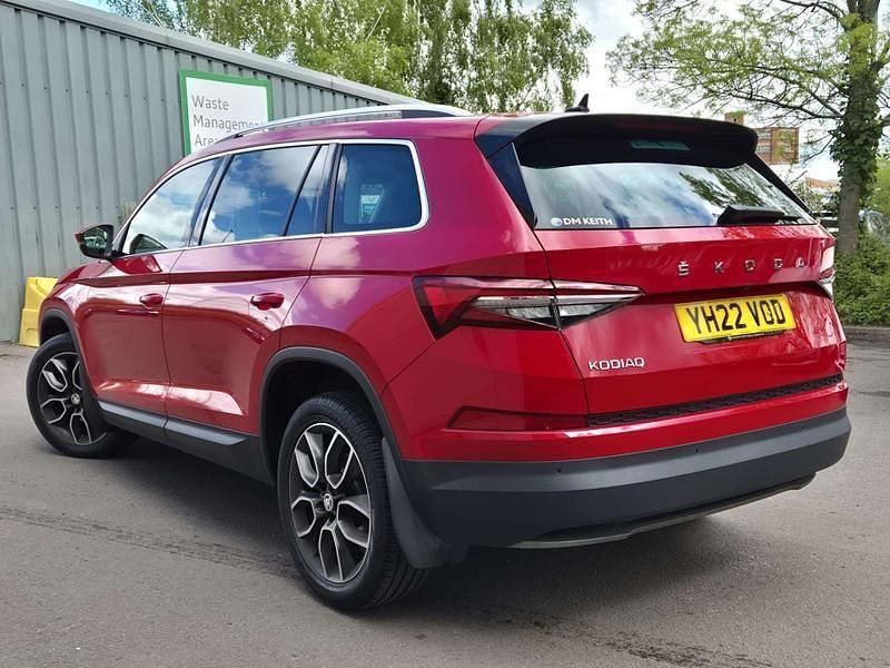 Used Skoda Kodiaq SE L 110 HP (80 kW) 2022 Red SUV