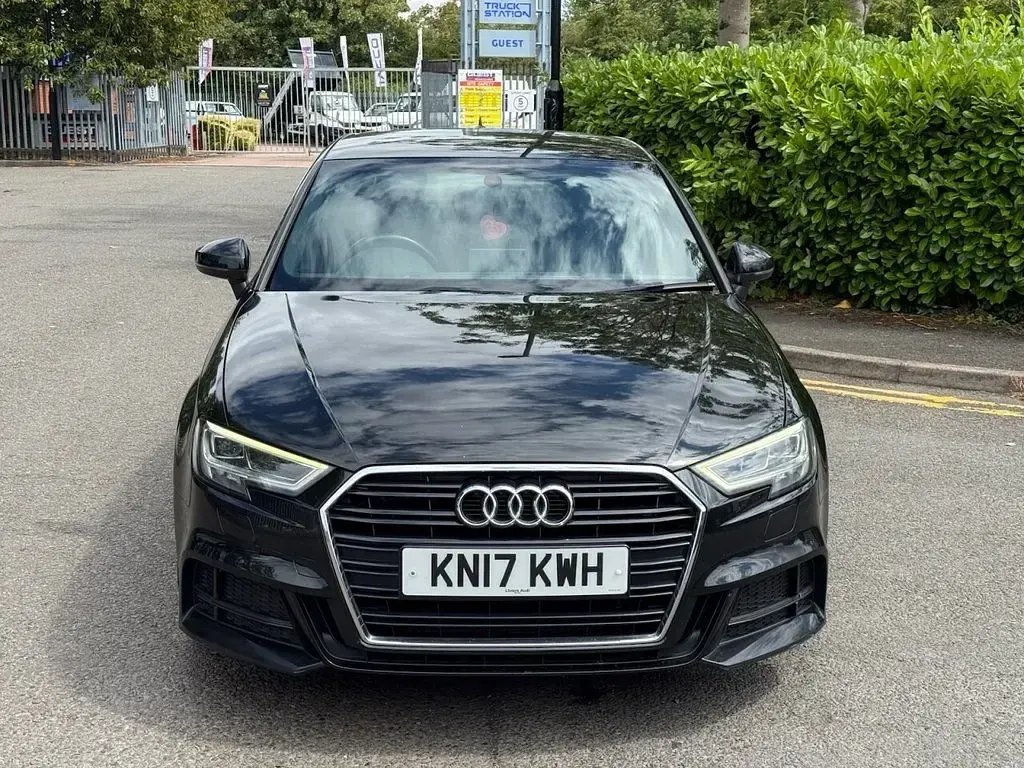 Used Audi A3 S-Line 150 HP (110 kW) 2017 Black Hatchback