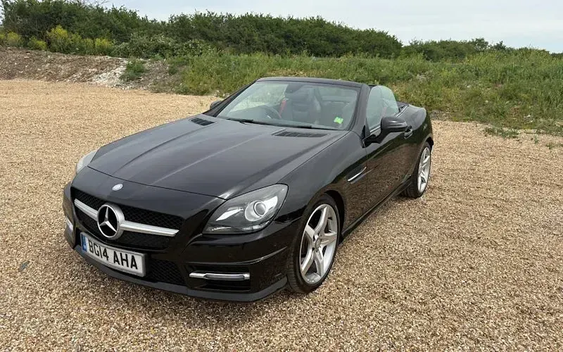 Used Mercedes SLK250 AMG 204 HP (150 kW) 2013 Black Cabriolet