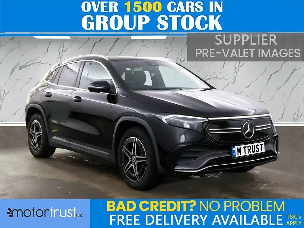 Used Mercedes EQA250 AMG line 139 kW (190 HP) 2022 Black SUV