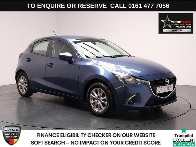 Blue Used 2018 Mazda 2 Hatchback | £8,440 (Good price) - Image 1/3