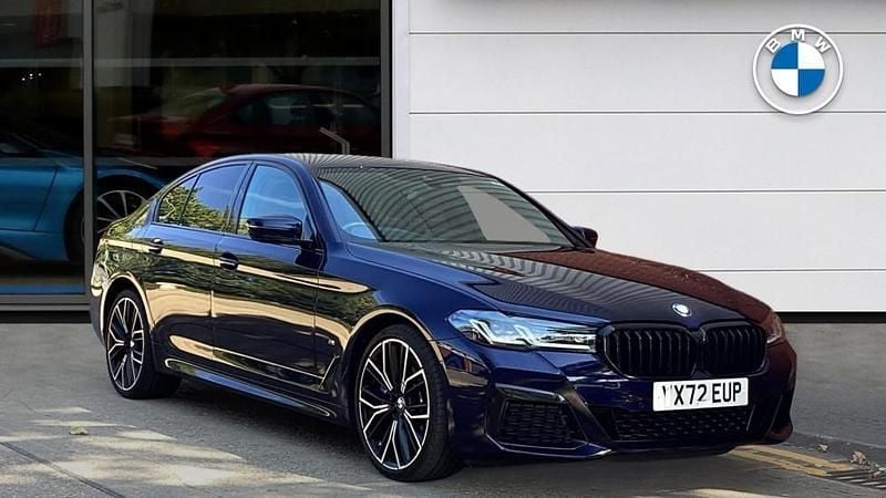 Blue Used 2022 BMW 530 M Sport | £33,306 (Fair price) - Image 1/4