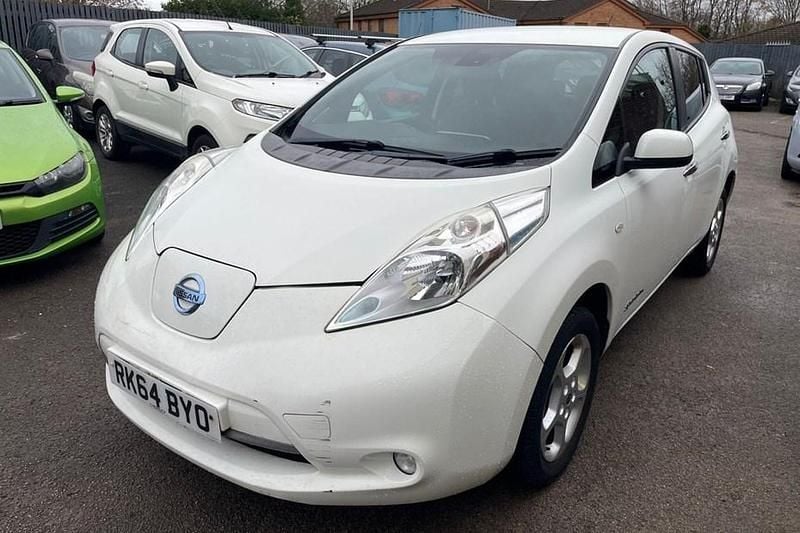 White Used 2014 Nissan Leaf Acenta Hatchback | £2,295 (Good price) - Image 1/1