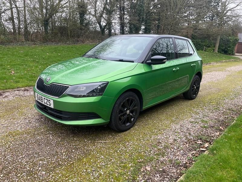 Used Skoda Fabia Colour Edition 2018 Green Hatchback