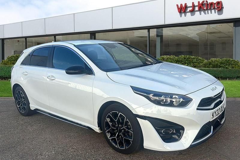 Fusion white Used 2022 Kia Ceed GT GT-Line Hatchback | £18,365 (Fair price) - Image 1/3