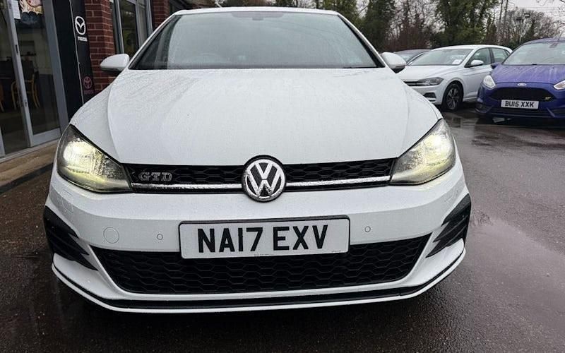 Used VW Golf VII GTD 184 HP (135 kW) 2017 White Hatchback