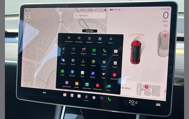 Używany Tesla Model 3 Performance 461 kW (627 KM) 2020 Czerwony Sedan/Limuzyna
