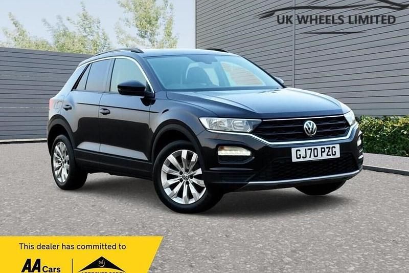 Black Used 2020 VW T-Roc SE SUV | £15,190 (Good price) - Image 1/1