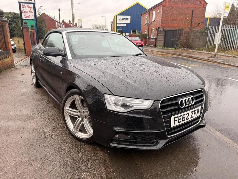 Black Used 2012 Audi A5 Cabriolet S-Line Cabriolet | £6,690 (Fair price) - Image 1/4