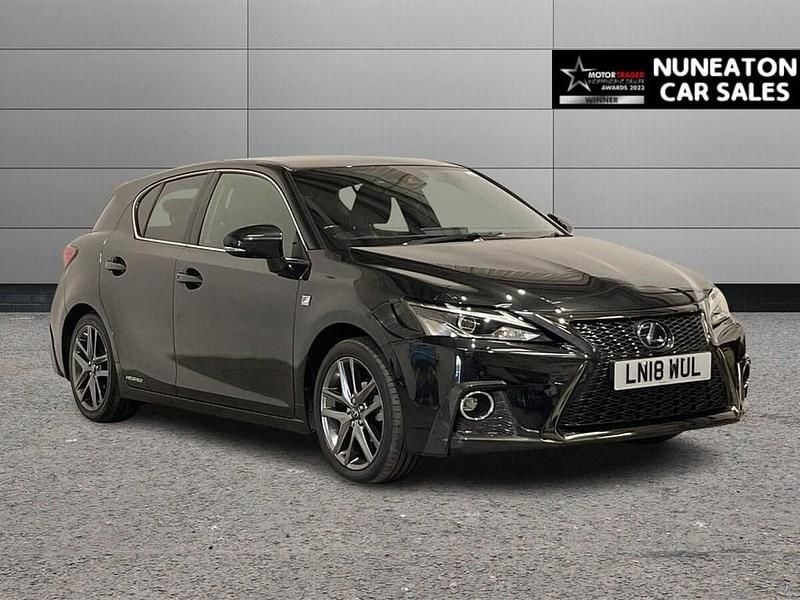 Black Used 2018 Lexus CT200h Sport Line Hatchback | £14,300 (Fair price) - Image 1/4