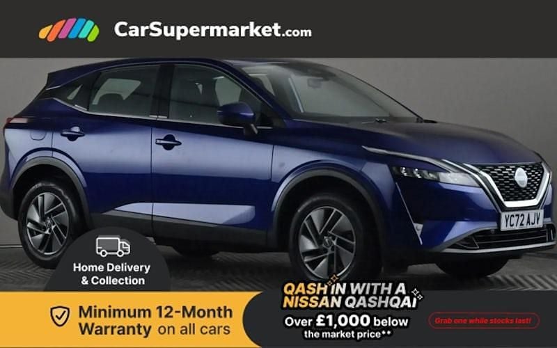 Blue Used 2022 Nissan Qashqai Acenta Premium SUV | £14,597 (Good price) - Image 1/3