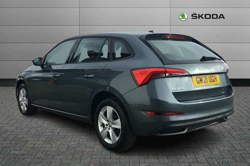 Used Skoda Scala SE 110 HP (80 kW) 2021 Grey Hatchback