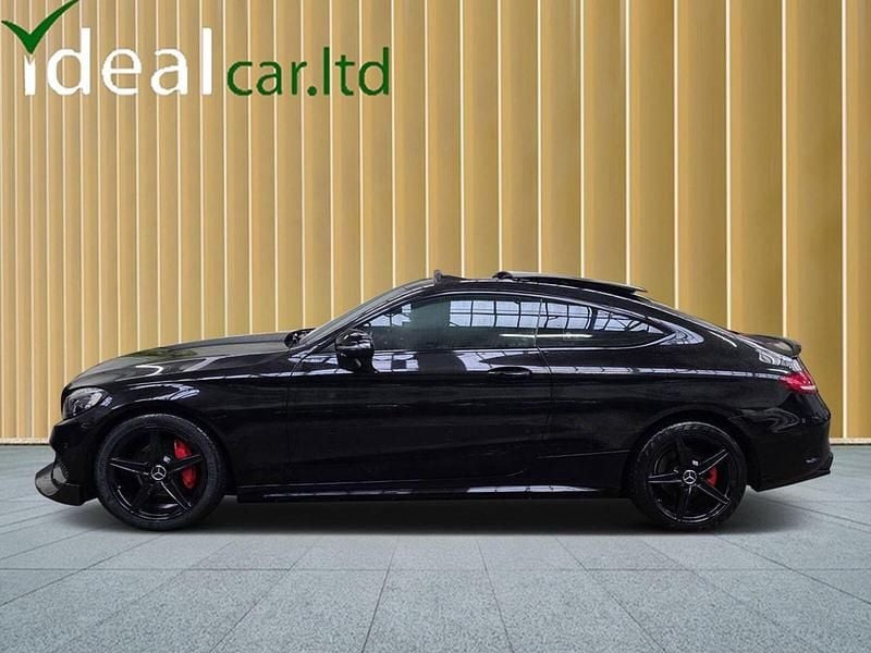 Used Mercedes C220 AMG Line Premium Plus 2017 Black Coupe