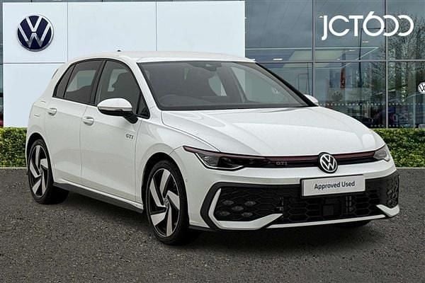 White Used 2025 VW Golf VIII GTI Hatchback | £34,073 (Fair price) - Image 1/4
