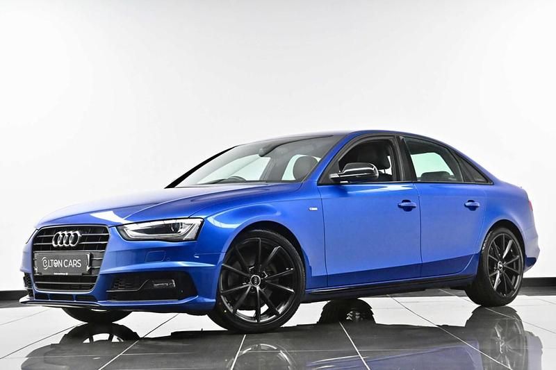 Used Audi A4 Black Edition 177 HP (130 kW) 2015 Blue Sedan